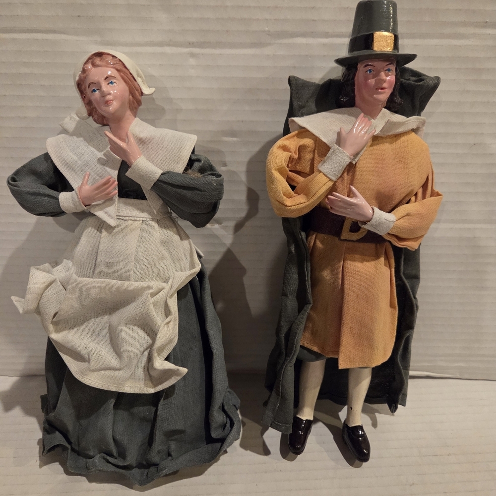 Sylvestri Pilgrim Pilgrims Thanksgiving Home Decor Decoration Rare Collectible